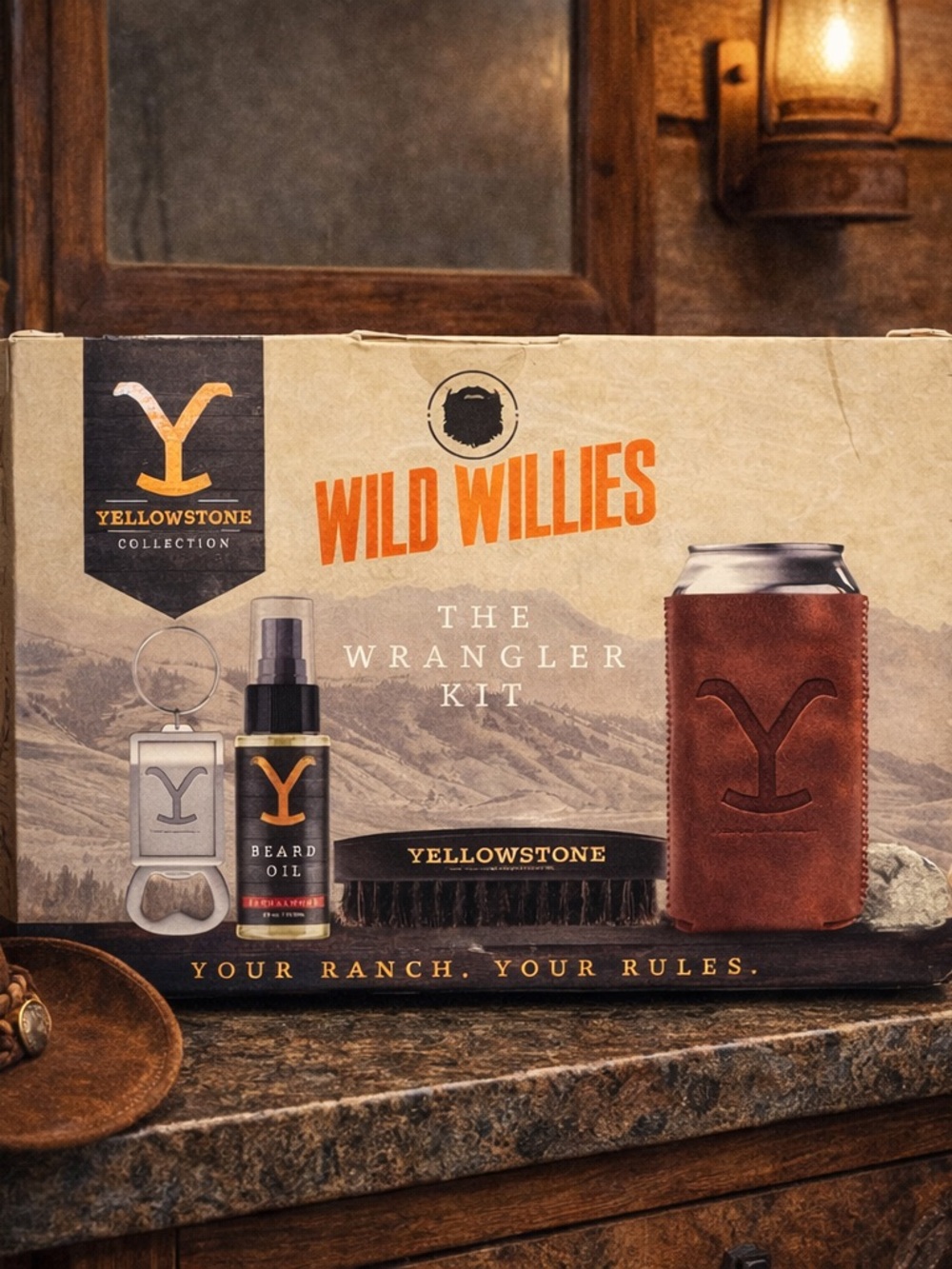 Yellowstone Wild Willies The Wrangler Kit - Brown & Black